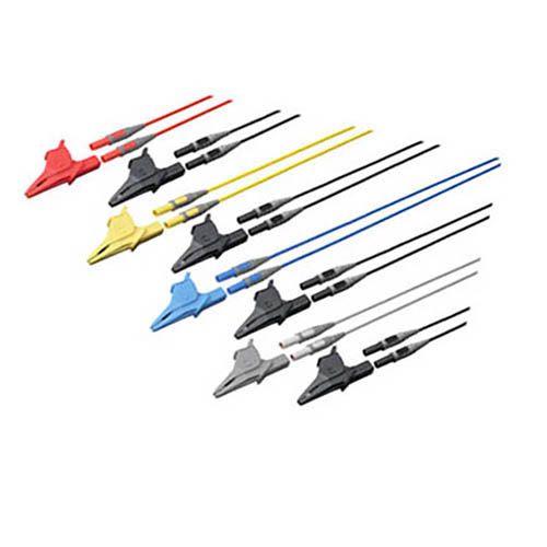 Hioki L1000 Voltage Cable Red, Yellow, Blue, Gray 1 each, 4 Black. 1KV