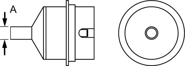Weller 0058736867 4mm Round Nozzle, NR05
