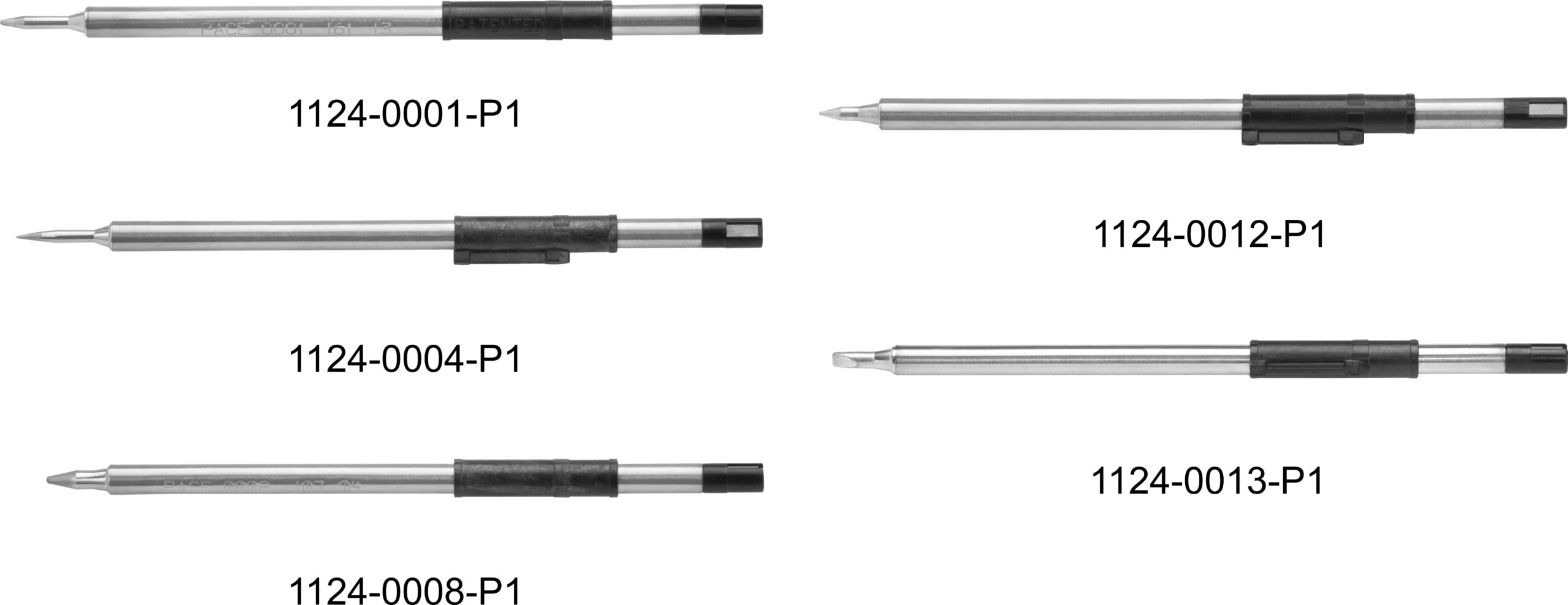 Pace TD100 Tip Kit - Includes Five Tips from the 1124 Standard Series
