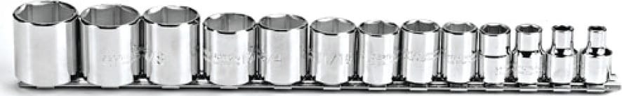 Proto J52126 - 3/8dr 13pc SKT Set 6-pt w/SCK Bar