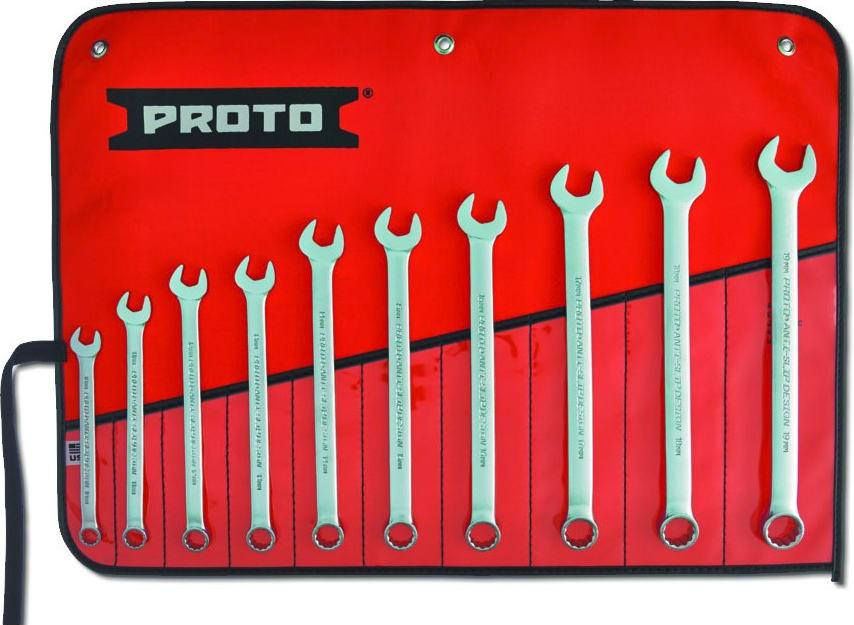 Proto J1200K-MASD - Met Comb Wrench Set 10 Pc 12pt Proto