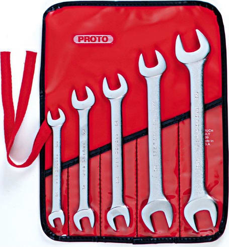 Proto J3000N - 5pc Wrench Set Open End Stanley Proto