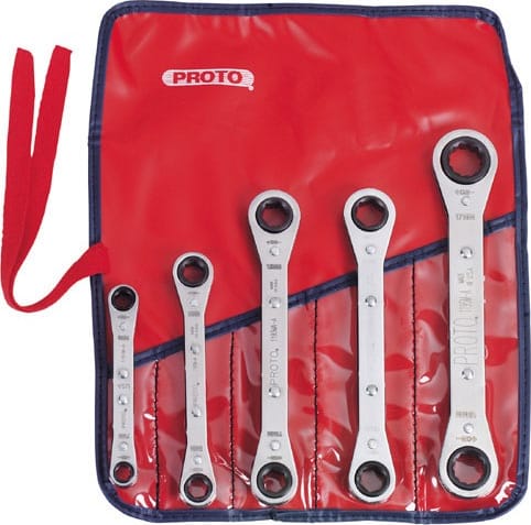 Proto J1190MA - 5pc Wrench Set 6-point Ratchet Stanley