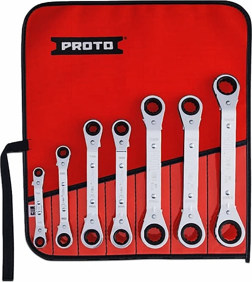 Proto J1180MA - 7-Piece Metric Ratcheting Wrench Set