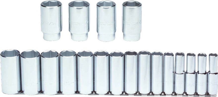 Proto J54101 - Socket Set SAE DP 1/2' Dr Stanley Proto