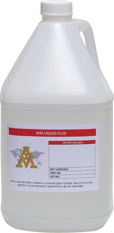AIM Solder WS735GALLON - Soldering Flux, Water Soluble, Liquid, 1 Gal