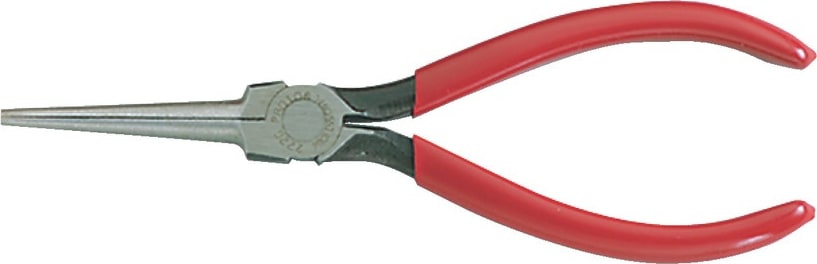 Proto J222G - Pliers, Needle Nose, Serrated Jaw, 7' OAL, Plain Grip Handle, Steel