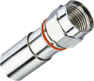 Ideal 92-619 RG-59 Reg/Tri/Quad Compression F-Connector Box of 1,000