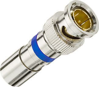 Ideal 92-705 RG-6 BNC Compression Connector Card of 4