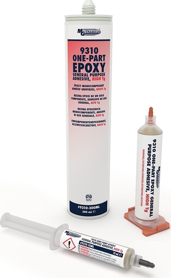 MG Chemicals 9310-300ML - Conductive Adhesive, Electrically, Epoxy, 1-Part, High Tg, 180 mL, Cartridge
