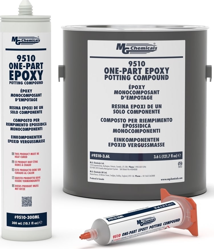 MG Chemicals 9510-18.9L - One-Part Epoxy, Potting Compound, Silicone, Solvent-free, 3.6 L, Can