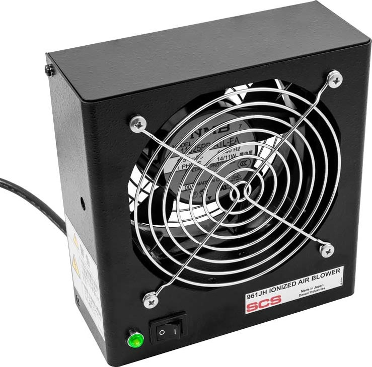 SCS 961JH Ionized Air Blower, w/Stand, 120 VAC, NIST Calibrated