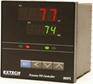 Extech 96VFL11 1/4 DIN Temperature PID Controller with Two Relay Outputs
