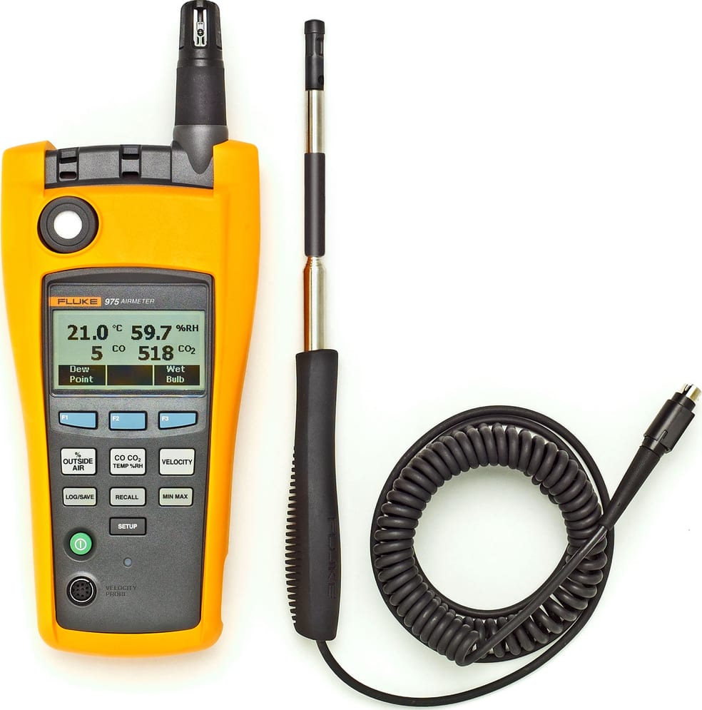 Fluke 975V-REFURB Indoor Air Quality Monitors - Factory Reconditioned with Full Factory Warranty