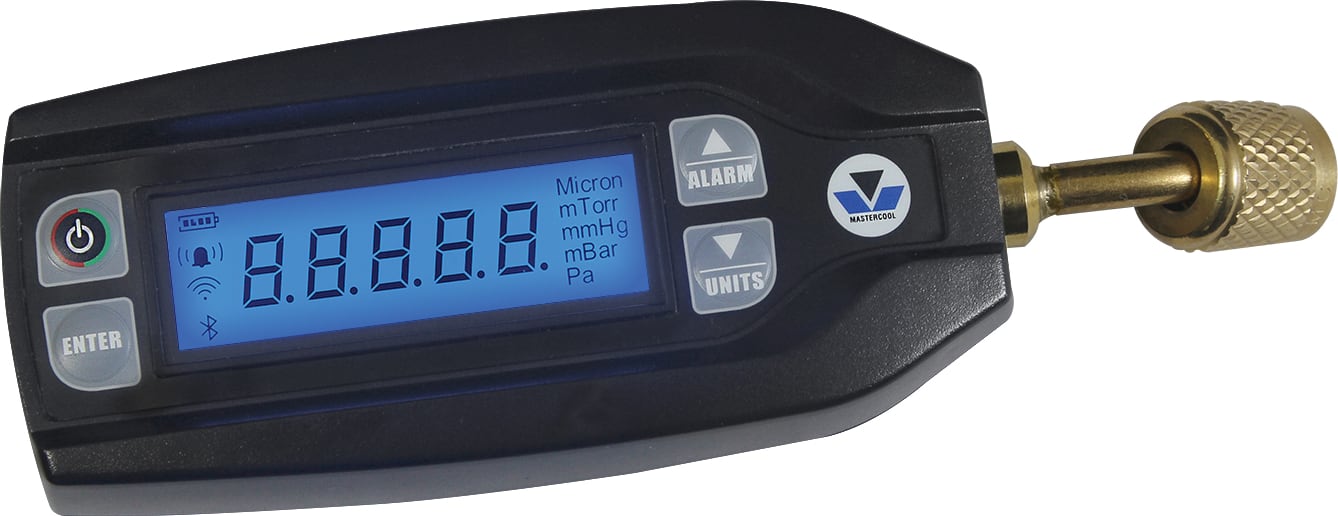 Mastercool 98063-BT - Digital Vacuum Gauge with Bluetooth Wireless Communication