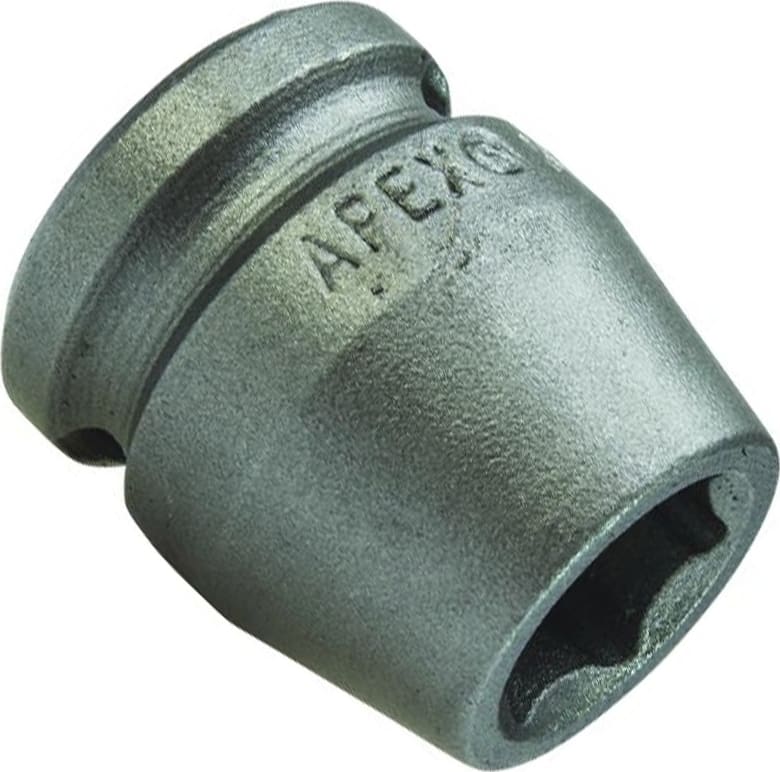 Apex Bits-Torque M-3108 - Impact Socket, Magnetic, Standard, 3/8' Drive, 6 Point, 1/4', 1-1/4' OAL