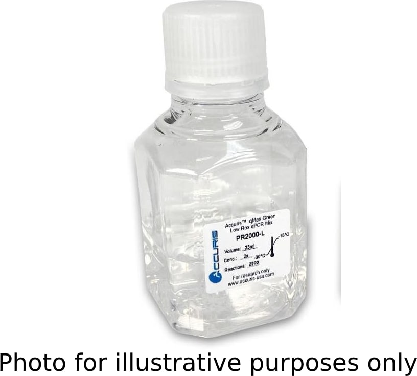 Accuris PR2000-N-25BLK - qMAX SYBR Green, No ROX qPCR Mix, 2500 Reactions (25 ml)