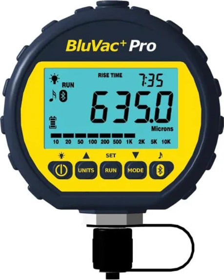 AccuTools BluVac+ Pro - Wireless Digital Vacuum Gauge