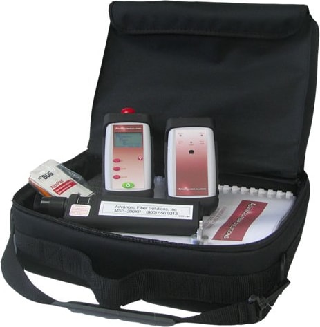 Advanced Fiber OLK53XP-D-SC OLK5 Test Kit with OM130 CATV Meter, MSP-200XP Power Microscope, OS420 and OS430 Light Sources with SC Style Connector