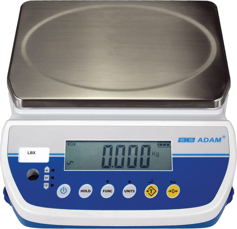 Adam Equipment LBX 6 - Latitude Compact Bench Scale, 12lb / 6kg