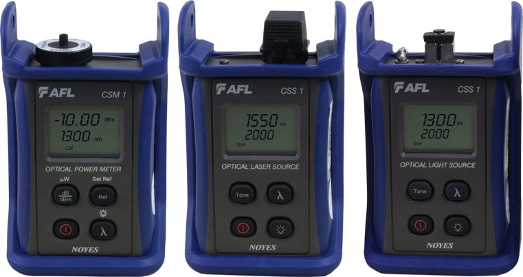 AFL CKSM-2 - Contractor Series Optical Loss Test Kit (850/1300/1310/1550)