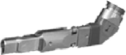 AFL FFLX-4S-EVA - EVOLV Bulkhead Quad Slotted Terminal Adapter Tip