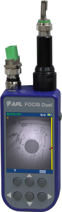 AFL FOCIS-DUEL-NW-UA-FC - Focis Duel Fiber Optic Connector Inspection System, FC/UPC and FC/APC, NON-WIRELESS
