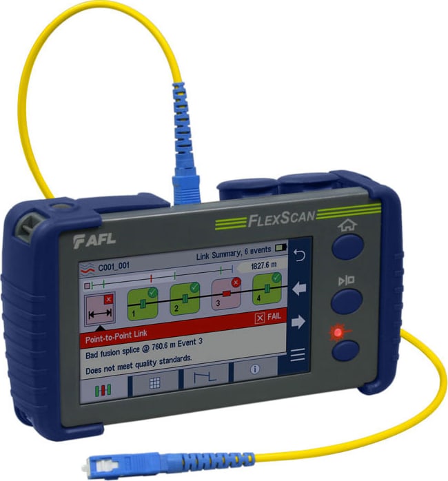 AFL FS200-100-BAS-P0-W0 - FS200 OTDR Basic Kit, 1310/1550nm, without OLS/OPM, NON WIRELESS