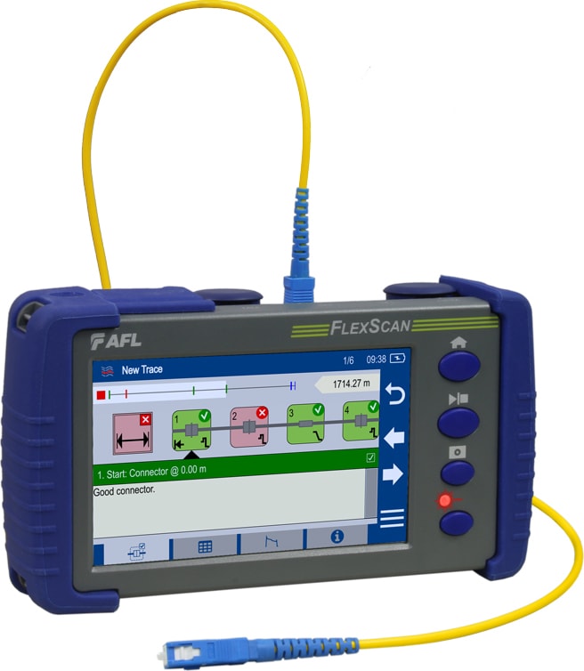 AFL FS300-325-PLUS-P1-W1 - FS300 Quad OTDR Plus Kit, with OLS/OPM and WiFi/Bluetooth