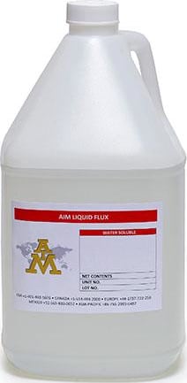 AIM Solder WS715M-5G - Liquid Flux, Water Soluble, 5gal