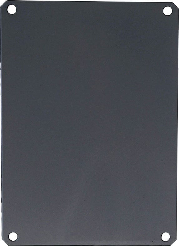 Allied Moulded PLPVC86 Polyvinyl Chloride Back Panel for use with 8'x6' POLYLINE Enclosures