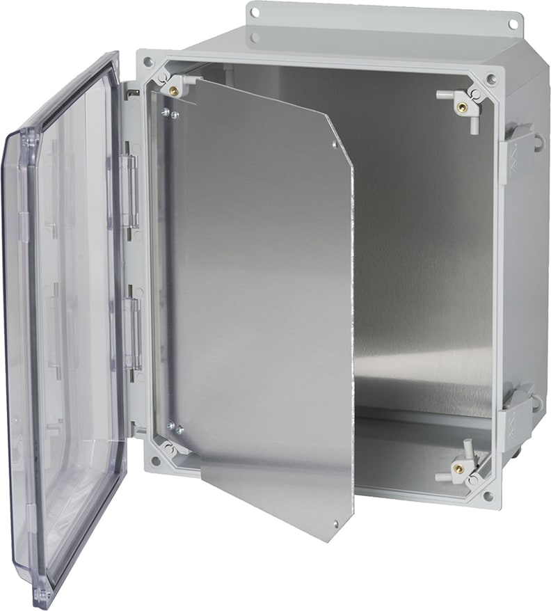 Allied Moulded HFPP108 Enclosure Hinged Front Panel Kit for AMP1084