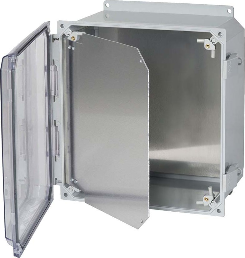 Allied Moulded HFPP1212 - Hinged Front Panel Kit for use with 12'x12' POLYLINE® Enclosures