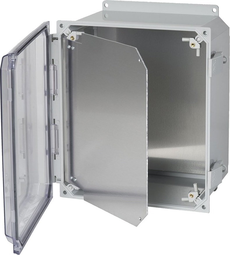 Allied Moulded HFPP66 Enclosure Hinged Front Panel Kit for AMP664