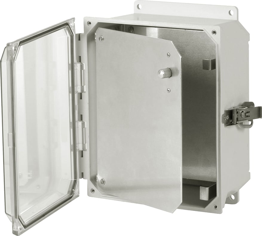 Allied Moulded HFPU120 Enclosure Hinged Front Panel Kit for AMU1206