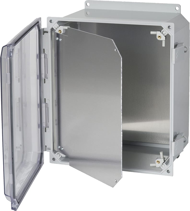 Allied Moulded HFPP86 Enclosure Hinged Front Panel Kit for AMP864