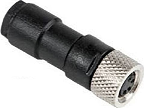 Altech CNF08-S4LP0-BP5 - Field-Wired Conn., M8, Female, Straight, 4-pos, Nut