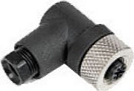 Altech CNF12-R4SP0-PP7 - Field-Wired Conn., M12, Female, 90 Deg, 4-pos, Nut