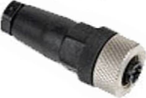 Altech CNF12-S5SP0-PP7 - Field-Wired Conn., M12, Female, Straight, 5-pos, Nut