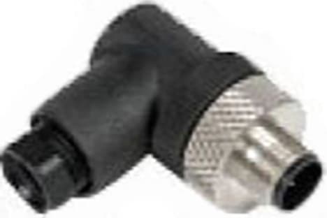 Altech CNM12-R4SP0-BP7 - Field-Wired Conn., M12, Male, 90 Deg, 4-pos, Nut