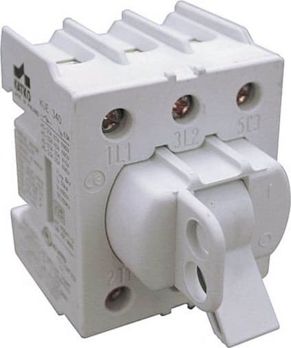 Altech KUE340 - Disconnect Switch, Toggle Handle, 3-Pole, 40A, 600V (KNF330T)