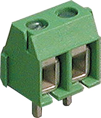Altech MBE-152 - Terminal Block, Fixed PCB, 5.00 mm Pin Spacing, Vrt Box w/Wire Protect