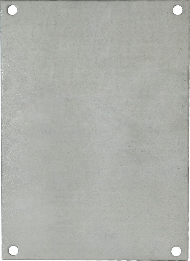 Allied Moulded PG120 Galvannealed Steel Enclosure Back Panel for AM1206