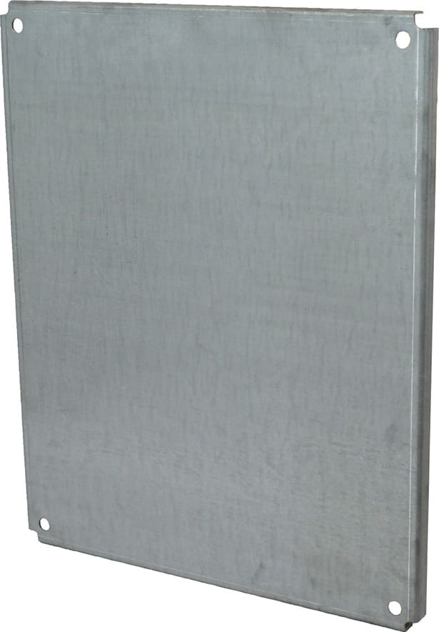 Allied Moulded PG2420 Galvannealed Steel Enclosure Back Panel for AM24200, AM24208