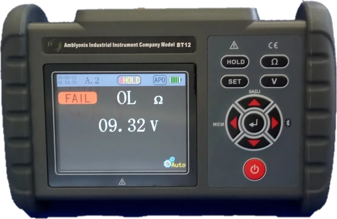 Amblyonix BT12 - Battery Tester, 1kHz, AC, 4-Terminal Test Method