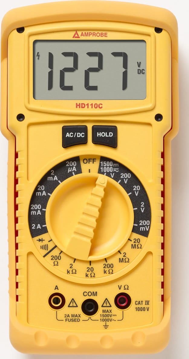 Amprobe HD110C Heavy-Duty Industrial Multimeter