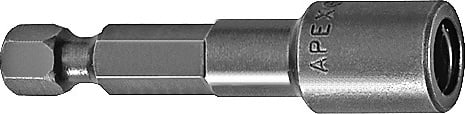 Apex Bits-Torque MDA-7MM - 1/4' Hex Drive Nutsetter, 6 Point Power Drive, Metric, Magnetic, 7mm