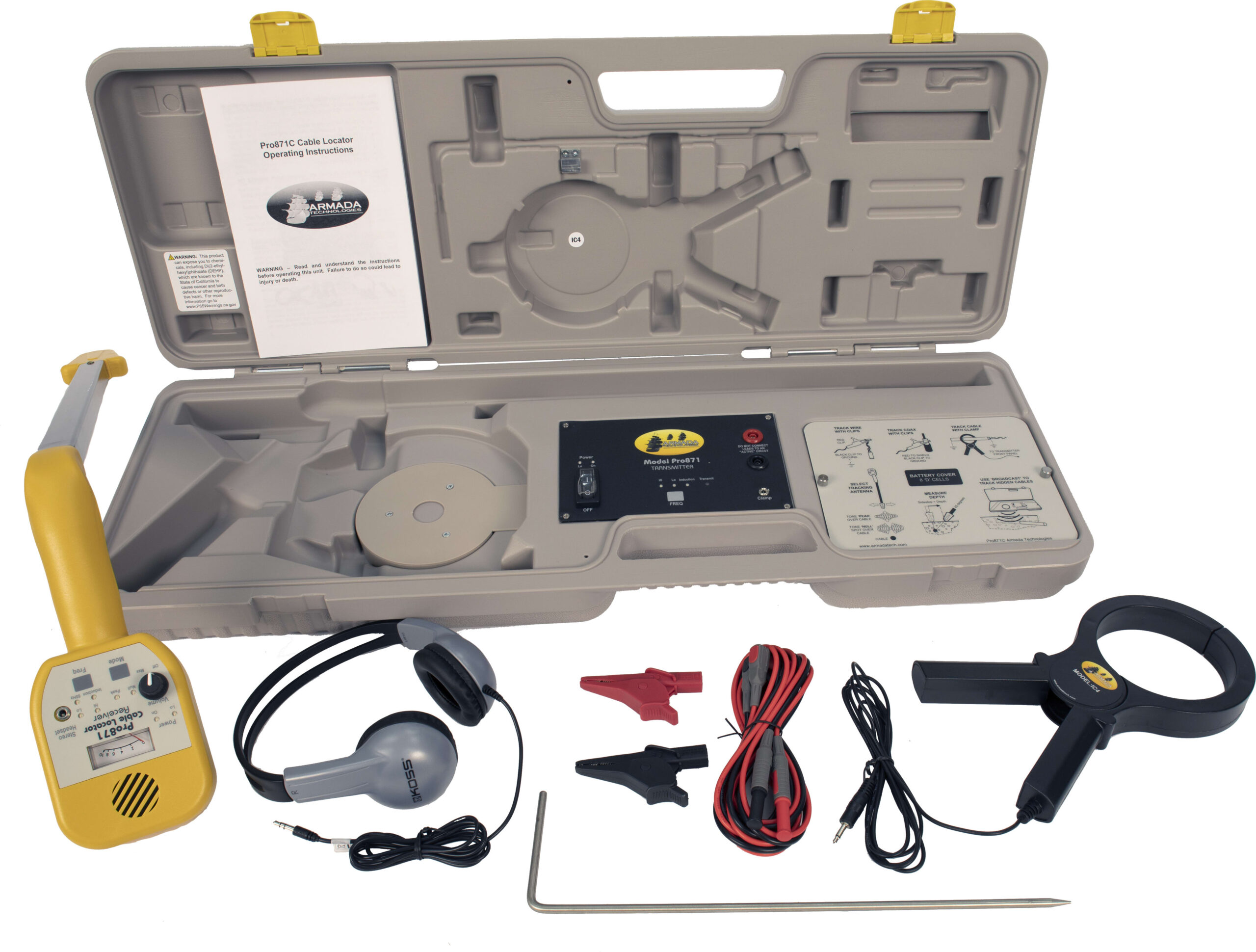 Armada Pro871C - Underground Cable Locator with Inductive Clamp