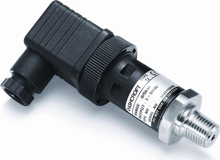 Ashcroft T2 Pressure Transducers / Transmitters - Type (Pressure): Compound (Vacuum to Gauge), Display (Xmitters): No, Maximum Pressure: 20000 psi