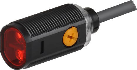 Autonics BRQP400-DDTB-P - Sensor, Photo, Plastic short body, Diffuse reflective, 400mm Sensing Distance, Light and Dark On, PNP Output, 10-30 VDC